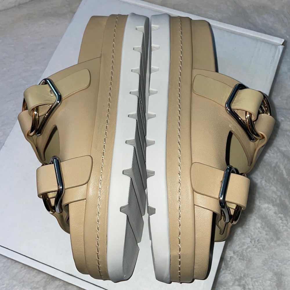 NWT J/SLIDES BAHA Sand Leather Sandal - Picture 13 of 15